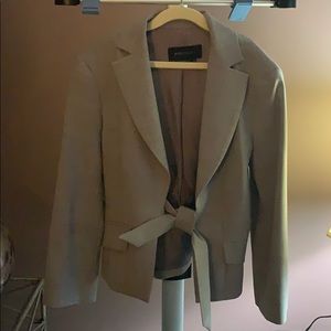 Light gray BCBG suit jacket.
